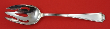 Pierced Serving Spoon original open end 8 1/2